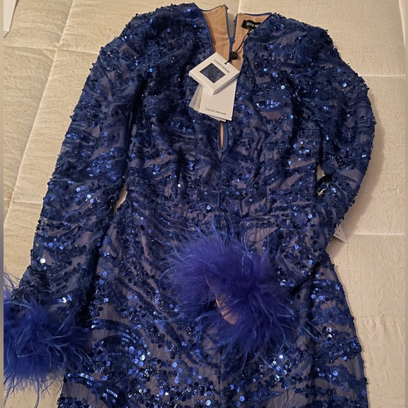 Nadine Merabi royal blue jumpsuit size XS (0-2) - Picture 8 of 8